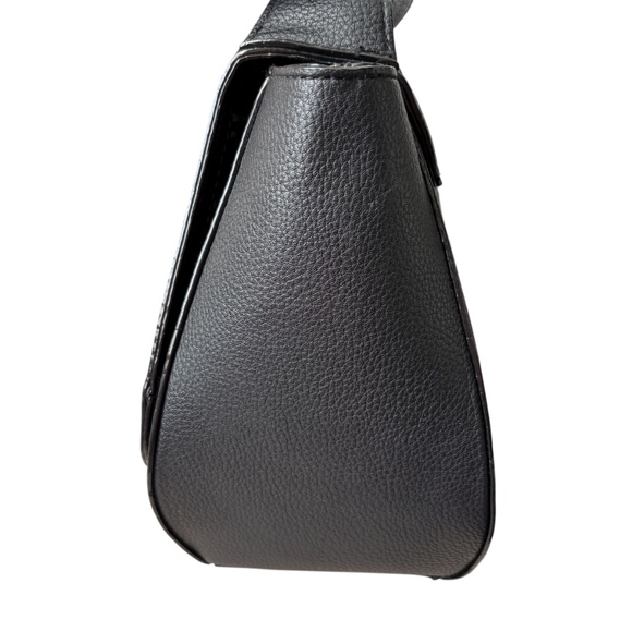 NWOT Gianni Bini Evanna Black Satchel Purse Handle/Shoulder Strap Rhinestone - Picture 5 of 10